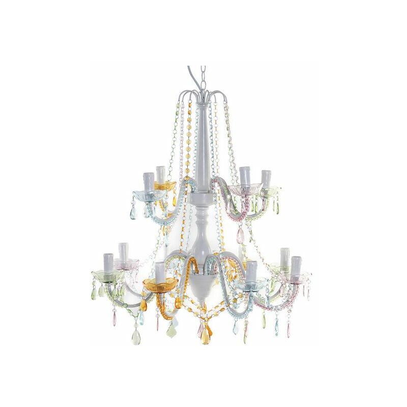 

Lámpara de Techo DKD Home Decor Acrílico Metal (66 x 66 x 120 cm)