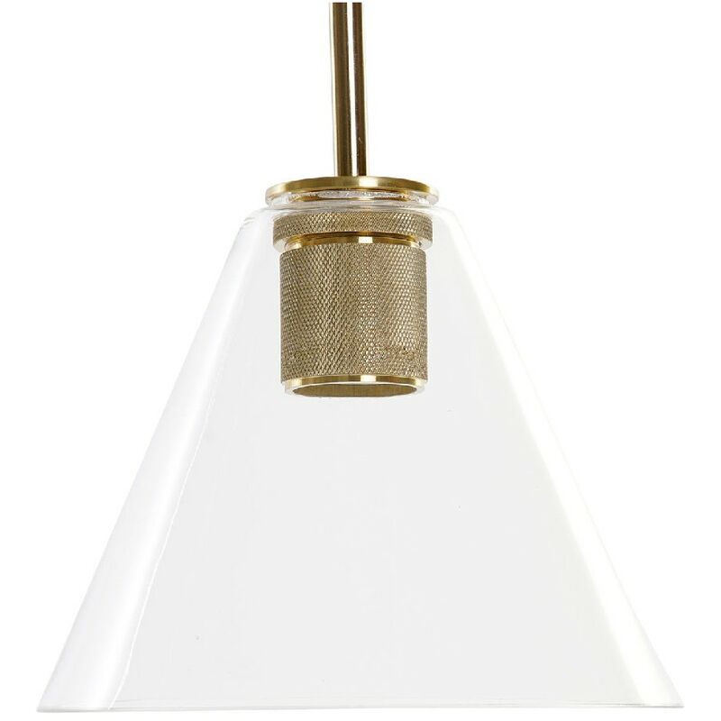 

Lámpara de Techo DKD Home Decor Metal Cristal (20 x 20 x 28 cm)