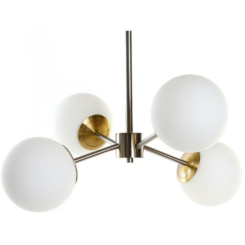 

Lámpara de Techo DKD Home Decor Metal Cristal (60 x 60 x 78 cm)