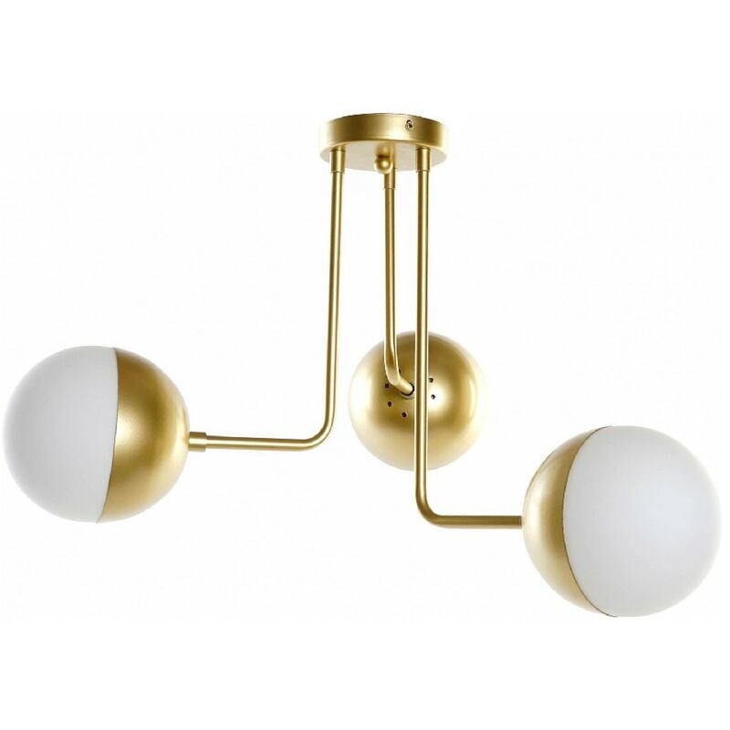 

Lámpara de Techo DKD Home Decor Metal Cristal (61 x 58 x 46 cm)