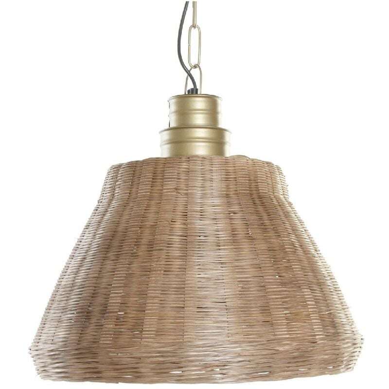 

Lámpara de Techo DKD Home Decor Metal Mimbre (50 x 50 x 45 cm)