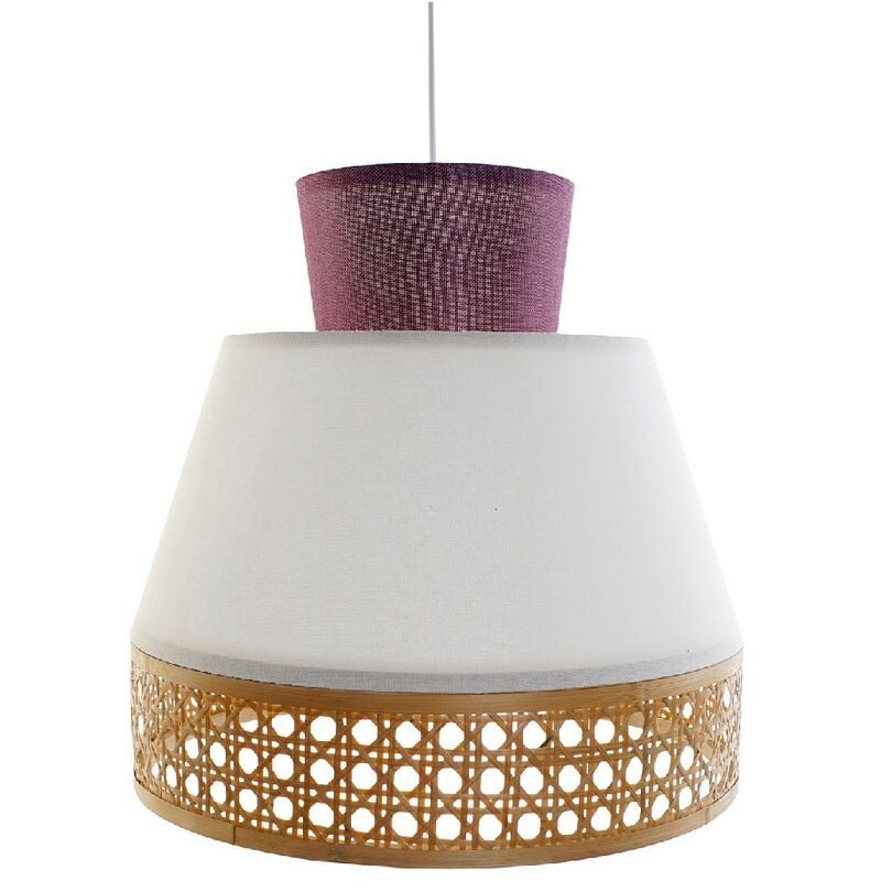 

Lámpara de Techo DKD Home Decor Poliéster Bambú (46 x 46 x 45 cm)