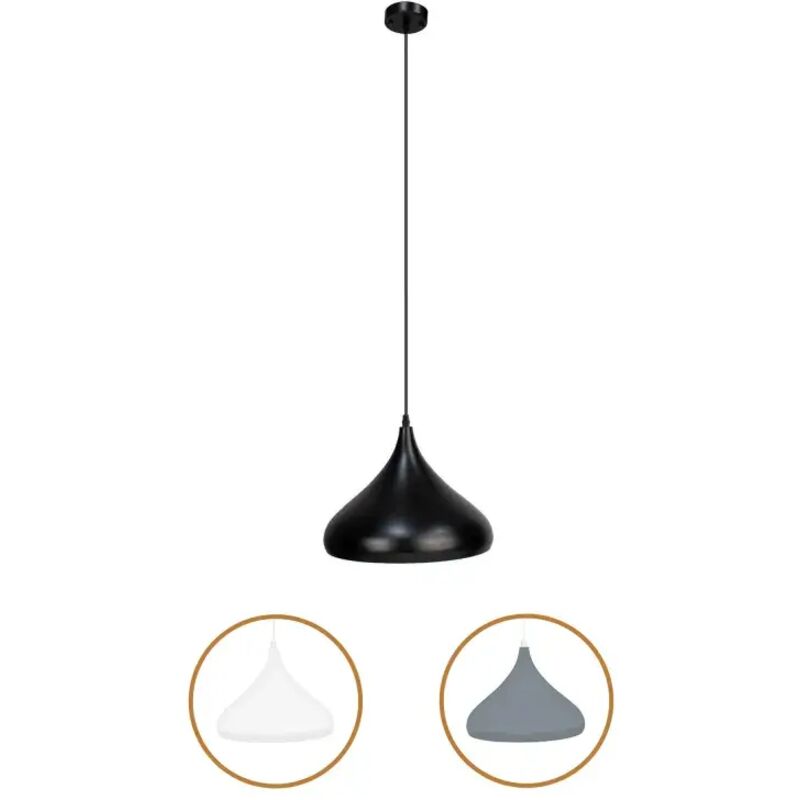 Lámpara de techo en aluminio - Negro