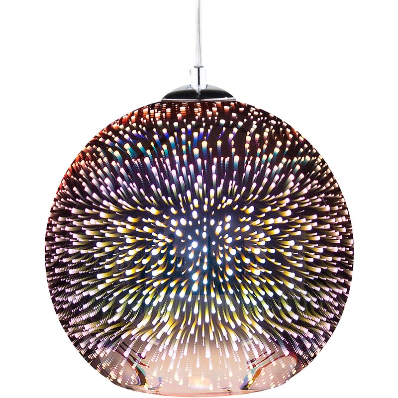 

Lámpara de techo en cristal cobriza SESSERA
