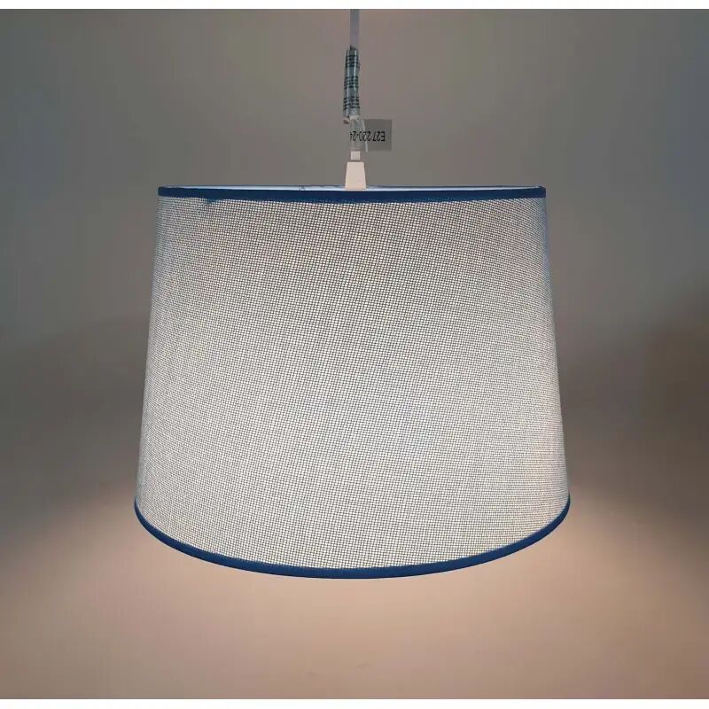 Lámpara de techo en tela (Ø30 cm) - Azul