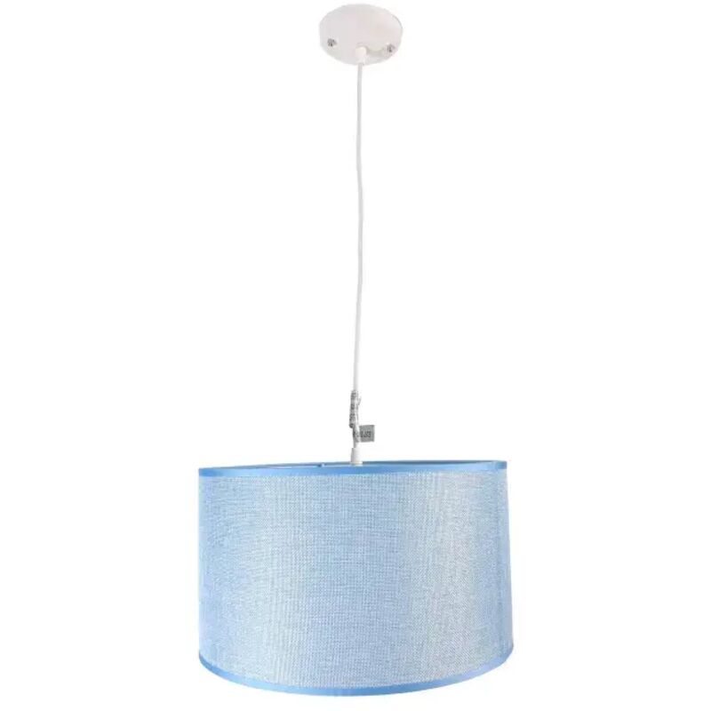 Lámpara de techo en tela (Ø35 cm) - Azul