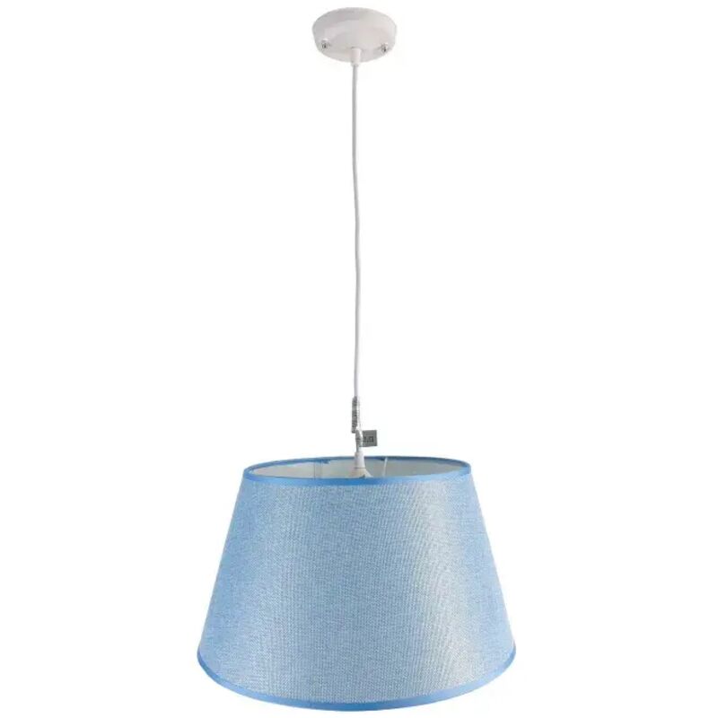 Lámpara de techo en tela (Ø38 cm) - Azul