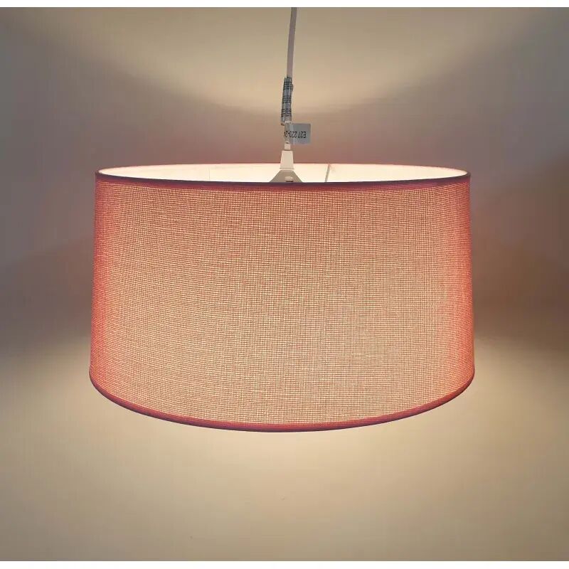 Lámpara de techo en tela (Ø40 cm) - Rosa