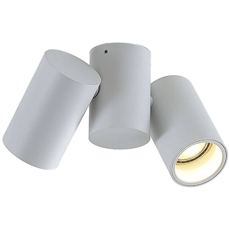 

Lámpara de techo Gesina, dos luces, blanca