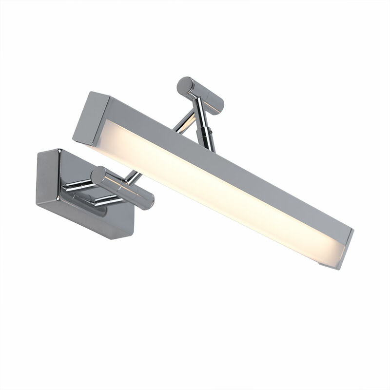 

Briloner - Aplique de pared LED cromado de alta calidad, lámpara de foco de iluminación giratoria, blanco 2207-018