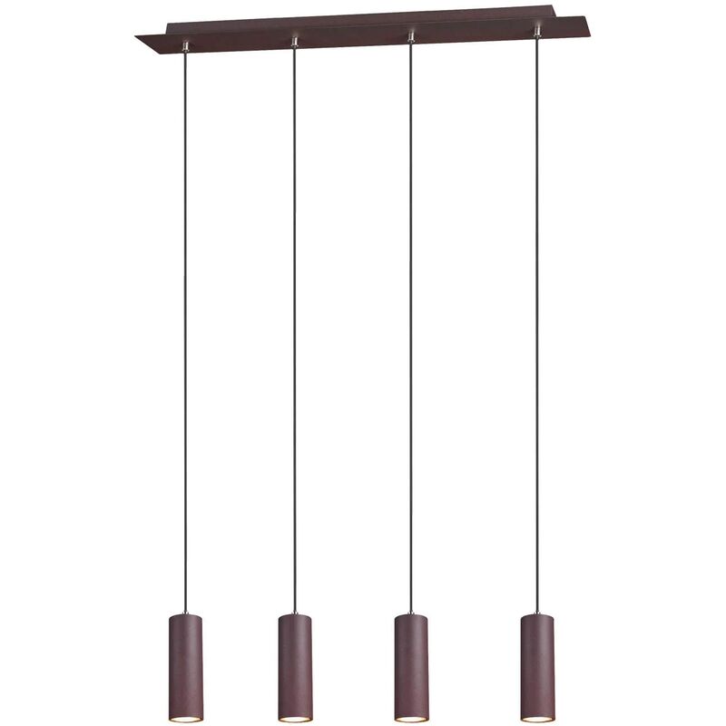 

LÁMPARA DE TECHO GRAFTON 4 LUCES ÓXIDO - Lúzete