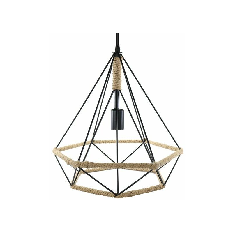 

Lámpara de Techo Retro Vintage Negro / Marrón - Iluminashop