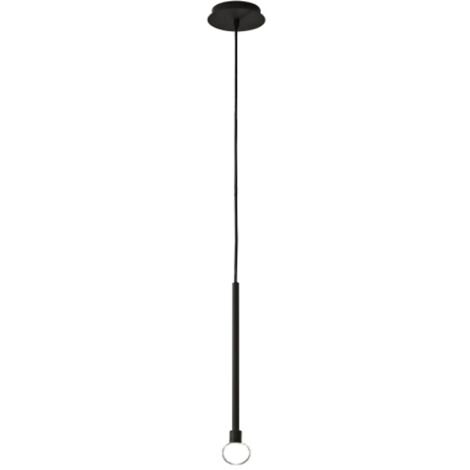 LAMPARA DE TECHO LED 1XG9 3000K NEGRA