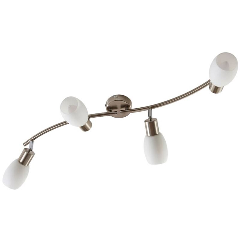 

Arda foco LED, vidrio, 4 luces 70 cm - Lindby