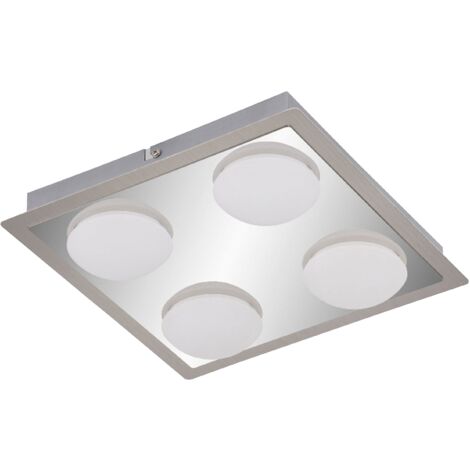 Lámpara de techo LED Briloner, lámpara de techo para baño, con 4 bombillas 040001382