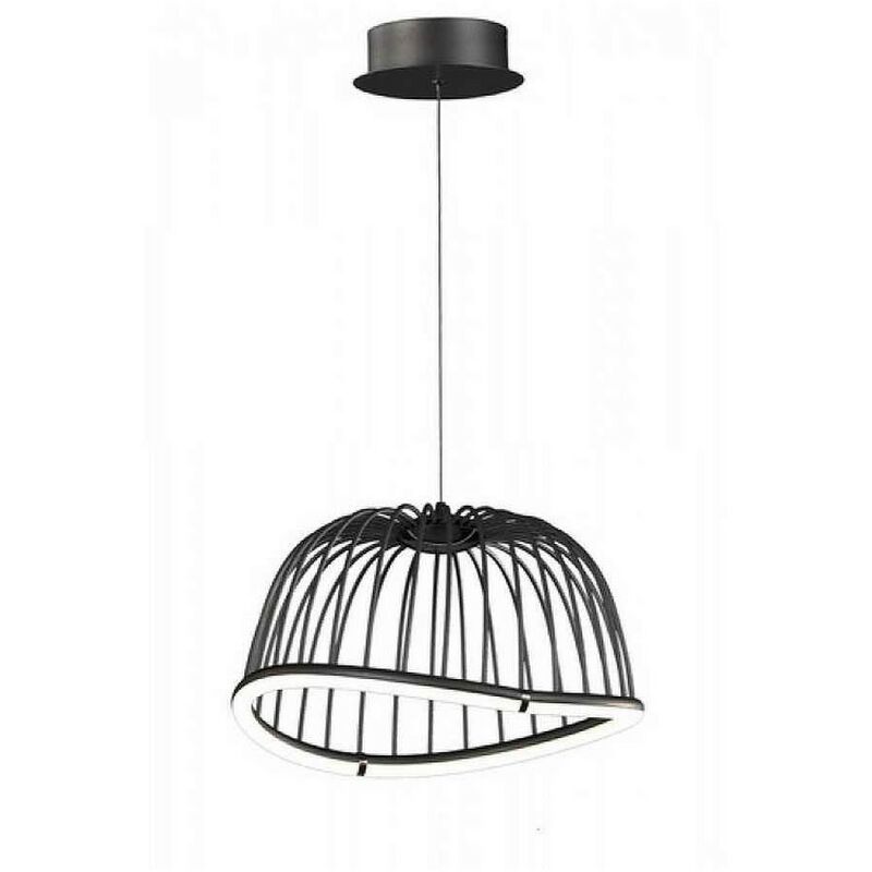 

Mantra - Colgante led en color negro CELESTE de