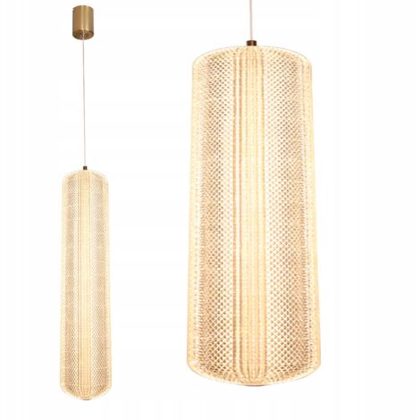 LÁMPARA DE TECHO LED CON BOLAS ACANALADAS