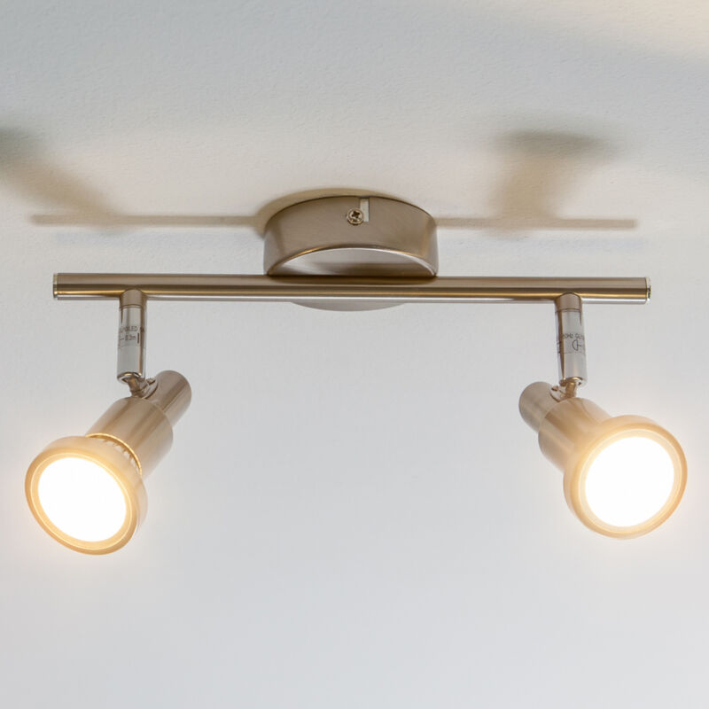 

Lindby - Lámpara de techo LED de 2 focos Aron