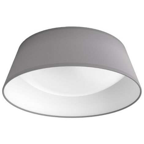 Lámpara de techo LED de interior PHILIPS - EyeComfort - 34cm - 14W - 1100 lúmenes - 3000K - metal gris - 93534