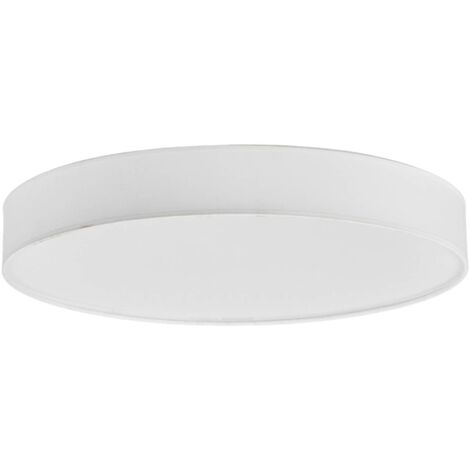 Lámpara de techo LED de tela Saira, 50 cm, blanco