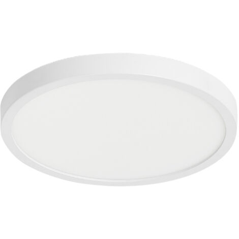 Lámpara de techo LED empotrable de 24 W y 2520 lm, redonda, para cocina, dormitorio o pasillo (luz blanca de 6500-7000 K).