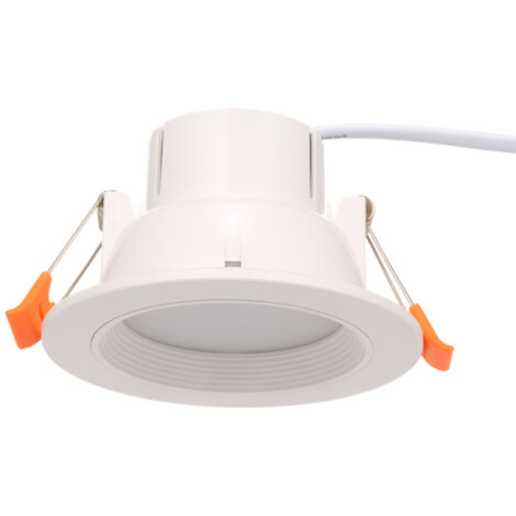 Lámpara de techo LED empotrable de 3 pulgadas y 7 W con detector de movimiento para el hogar, la oficina, el pasillo, el balcón, el baño, el ascensor, el almacén y el garaje.