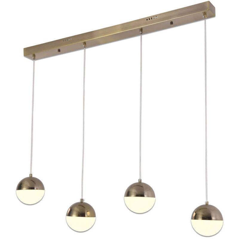 

Lúzete - Lámpara De Techo Led Kendall 4 Luces 36W 4000K Antique Brass