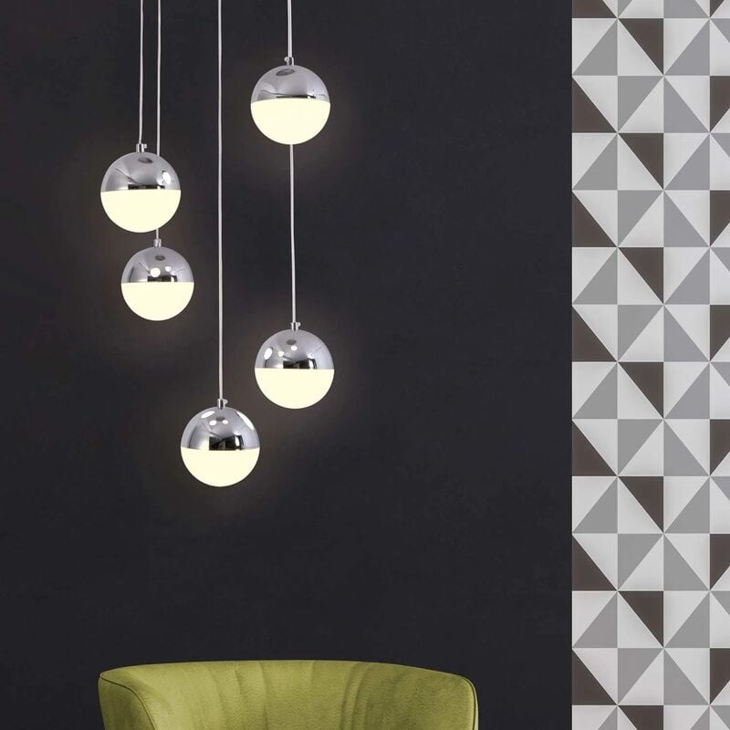 

Lúzete - Lámpara De Techo Led Kendall 5 Luces 45W 4000K Cromo
