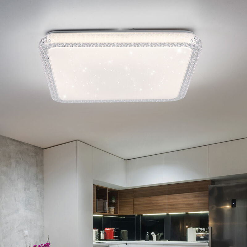 

Globo - Lámpara de iluminación de techo LED lámpara ahorro de energía cristales efecto cielo estrella 41339-24