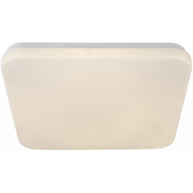 

Globo - Lámpara de techo LED salón comedor pasillo iluminación de bajo consumo luminaria cuadrada 41626-18