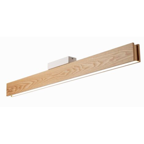 LAMPARA DE TECHO LED MADERA 40W 3000K