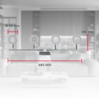 Lámpara de techo LED moderna incl. 4x4,5W bombillas I Lámpara de techo LED moderna incl. 4x4,5W bombillas I