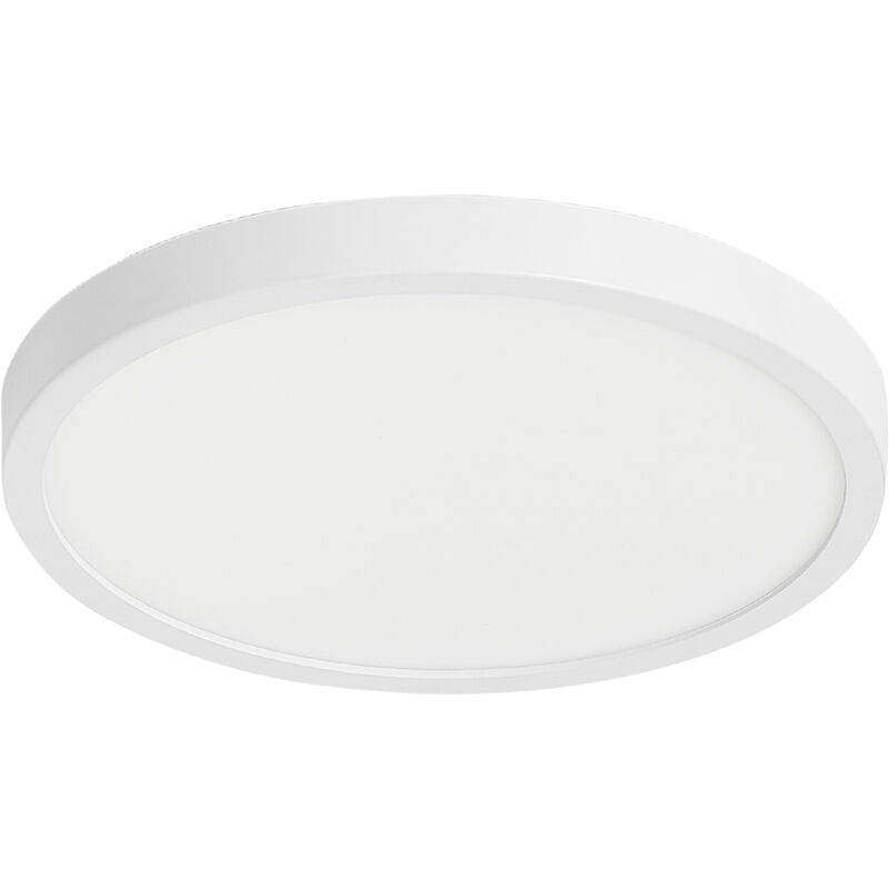 

Lampara de techo LED, montaje empotrado, lampara de techo redonda,Blanco, 24W