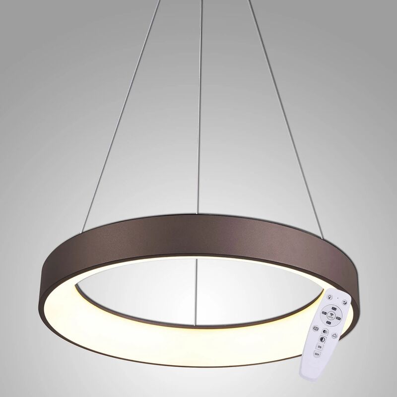 

Lúzete - Lámpara De Techo Led Powell 64W Regulable Café
