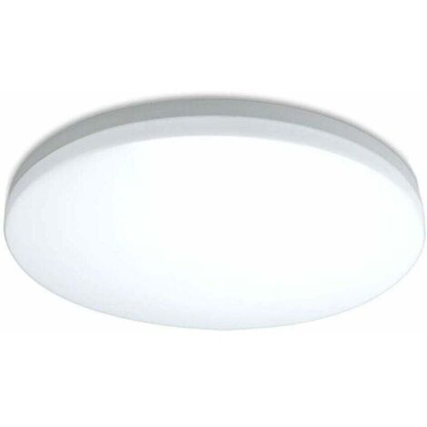 Lámpara de techo LED redonda de 12 W, 23 x 5 cm, IP44, resistente al agua, blanco neutro 4000 K.