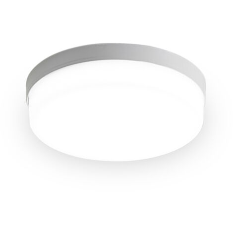 Lámpara de techo LED redonda empotrable de 18 W para cocina, dormitorio y pasillo (luz blanca de 6500-7000 K).