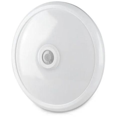Lámpara de techo LED redonda V-TAC de 12 W con chip Samsung y sensor PIR, color blanco frío