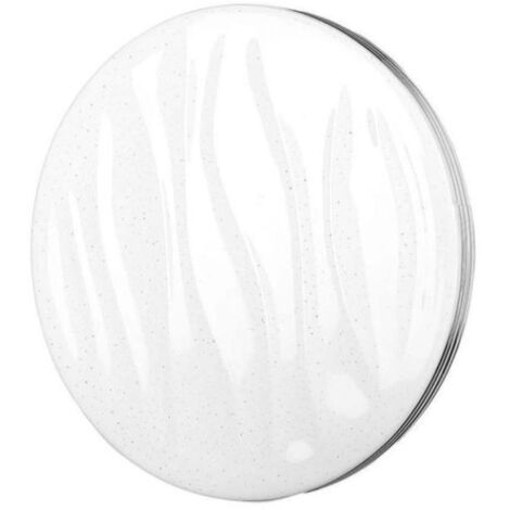Lámpara de techo LED redonda V-TAC de 40 W con control remoto, CCT 3 en 1, regulable y con efecto estrellado