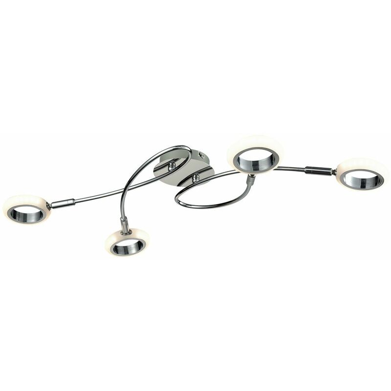 

Lámpara de techo LED focos para dormir habitación de invitados anillos de lámpara giratorios Esto 742038-4