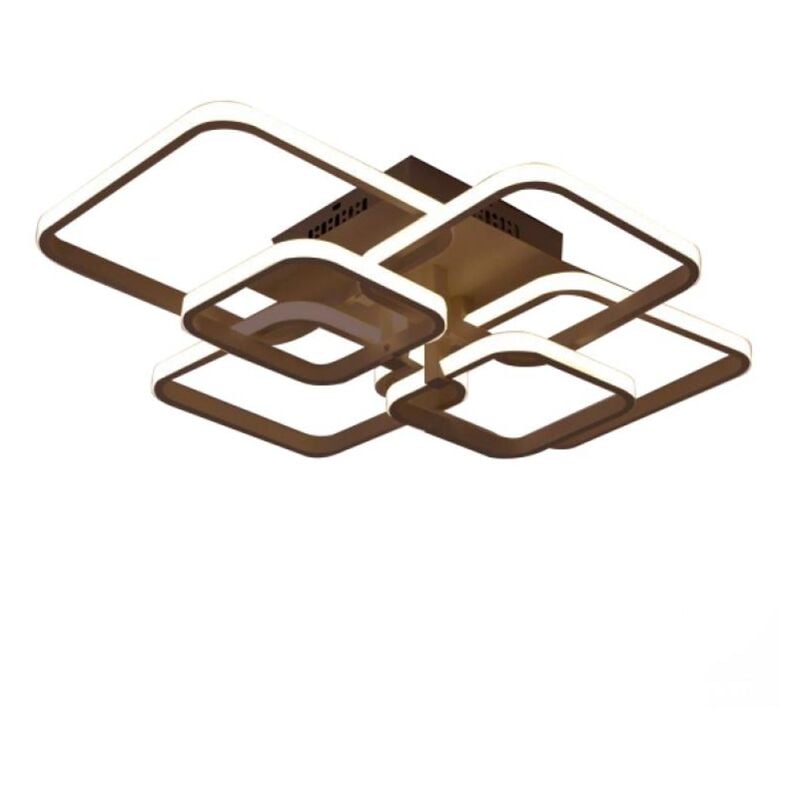 

Lampara de Techo LED Square Marrón 62W CCT con Mando a Distancia 3000+4000+6000 | IluminaShop
