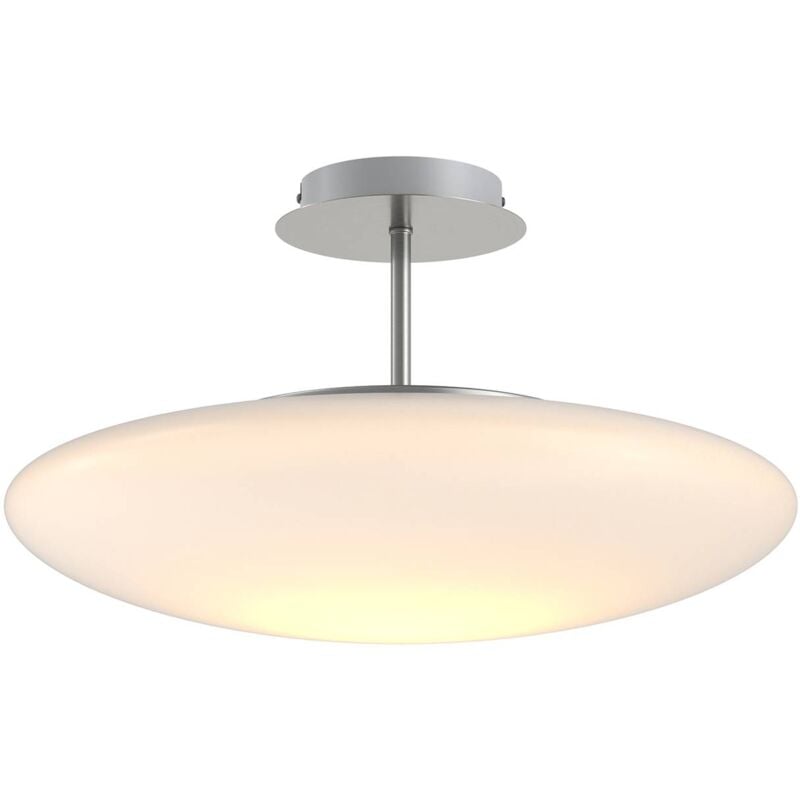 

Lámpara de techo LED vidrio opalino Gunda, blanca