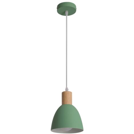 Lámpara de techo Lilian Verde 1xE27