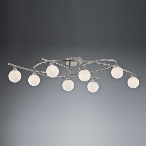 Lámpara de techo "Lotto" de 8 luces – Cromo
