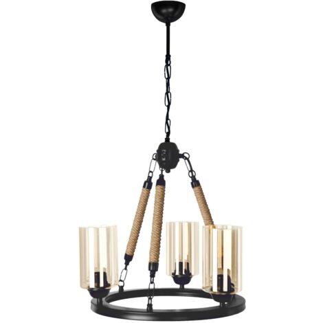 Lámpara de techo Lotus ASZ0954 con 3 portalámparas H79xL40.