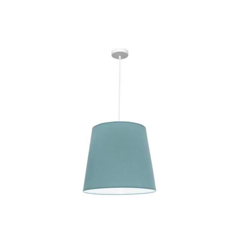 Lampara Colgante Maldivas 1xe27 Blanco/turquesa Reg.40d de Fabrilamp