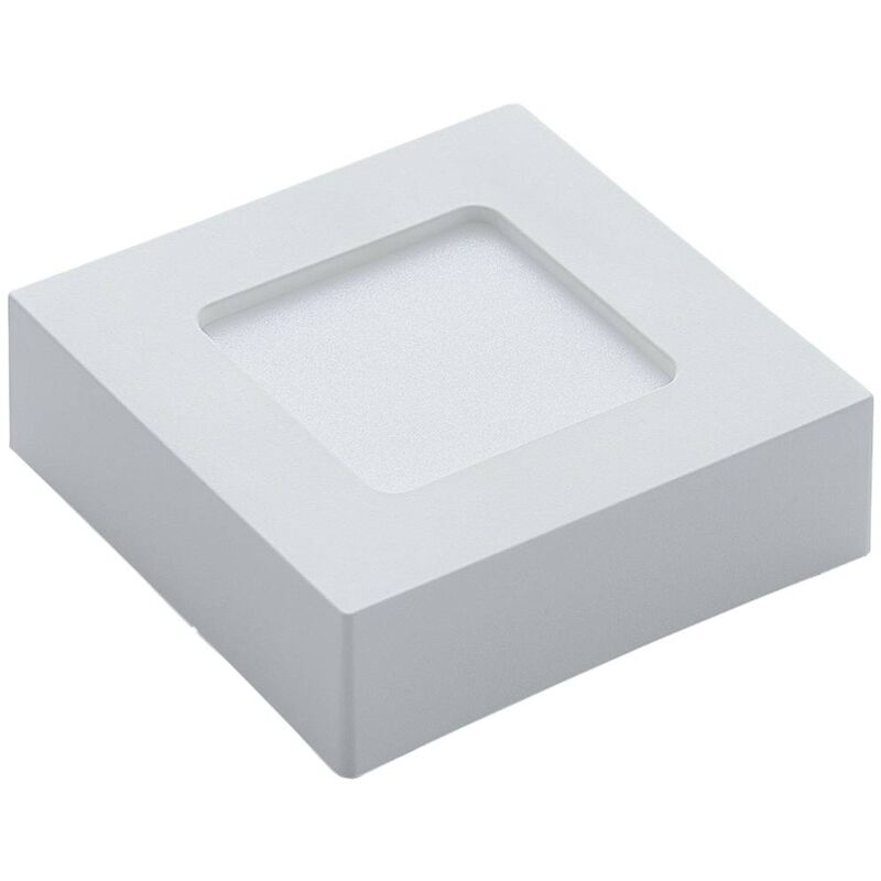 

Lámpara de techo Marlo blanca 3000K angular 12,8cm