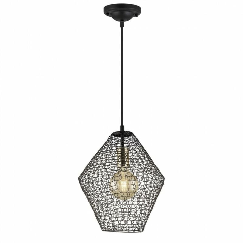

Lámpara metal negro decorativa modelo MASAI de - Alemar