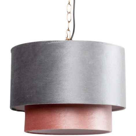 Lampara De Techo Metal-Poliester 45X45X149 Cm