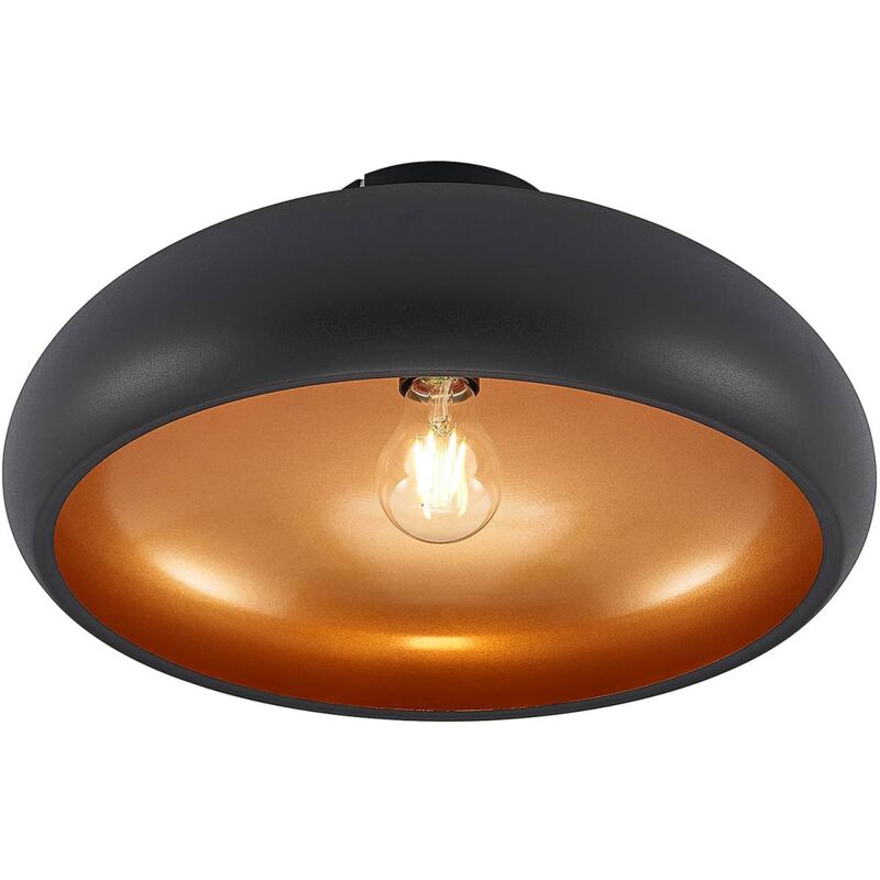 

Lámpara de techo metálica Gerwina, dorado-negro