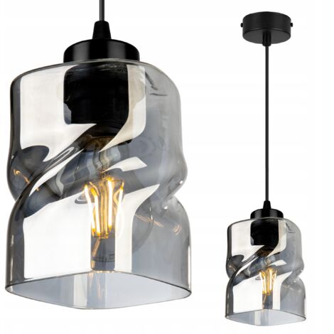 LÁMPARA DE TECHO MODERNA COLGANTE DE CRISTAL